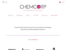 Tablet Screenshot of chemcorp.com.au
